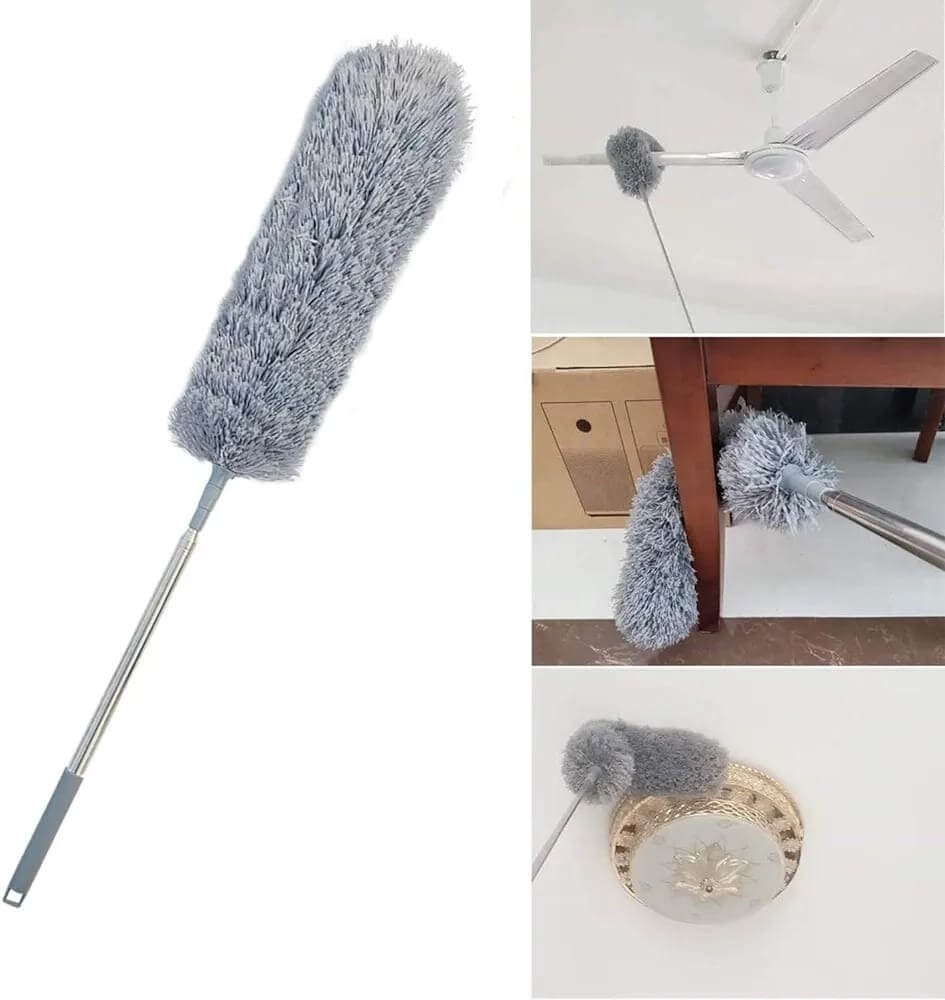 Ghar Sazz Premium Microfiber Duster | Flexible Extendable Cleaning Brush